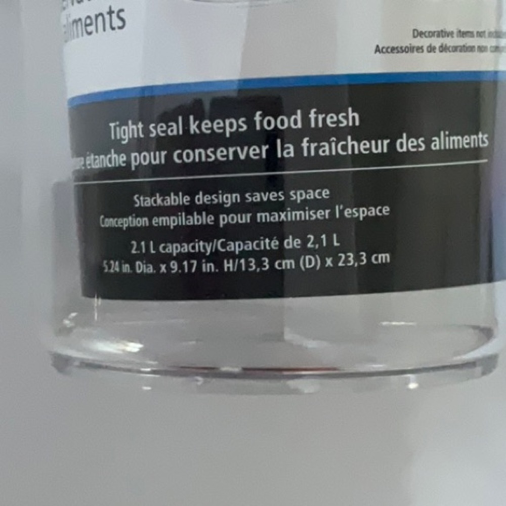 Clear Plastic Storage Containers Set - Picture 2 of 4